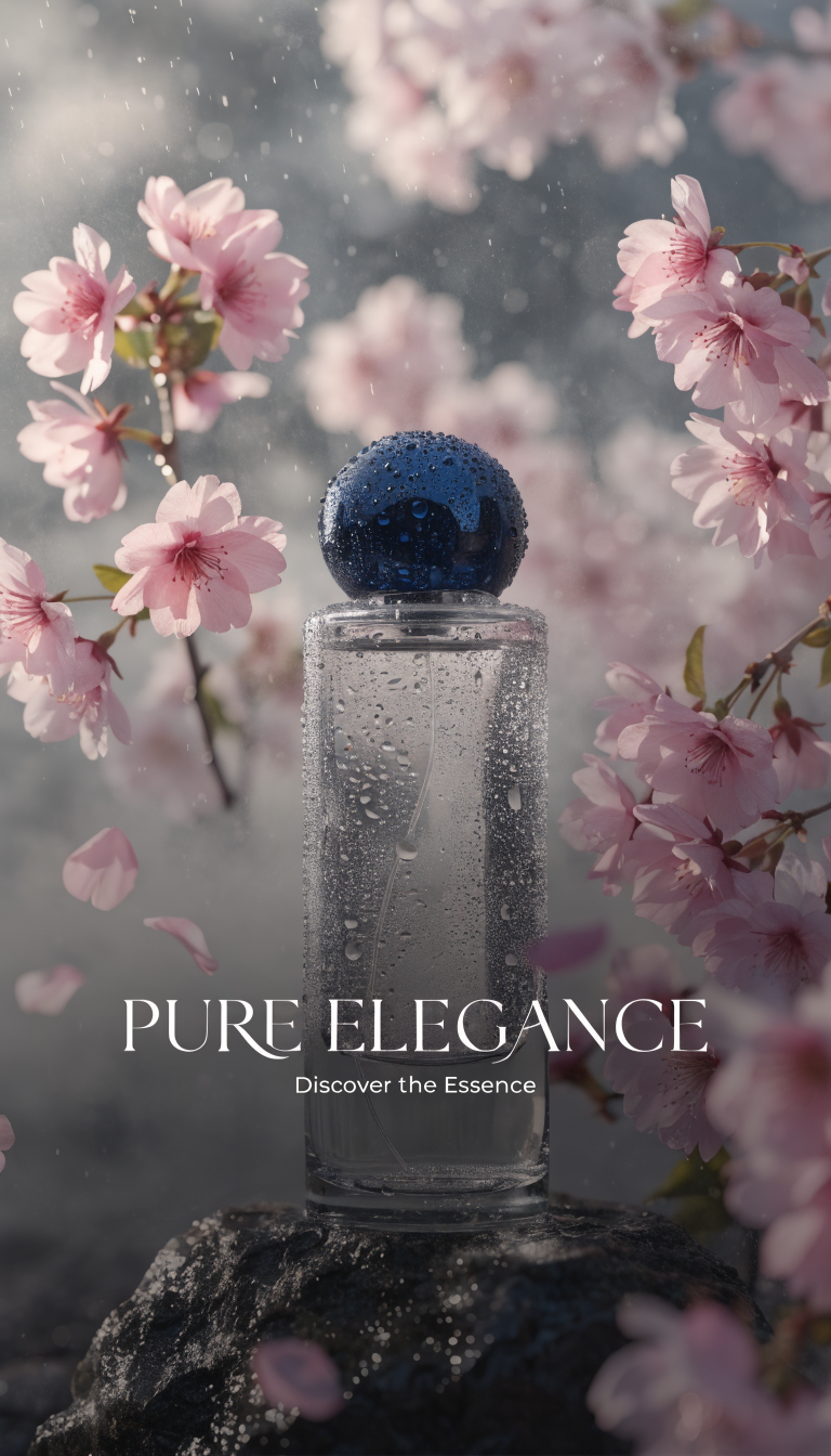 Soft pink gradient waves